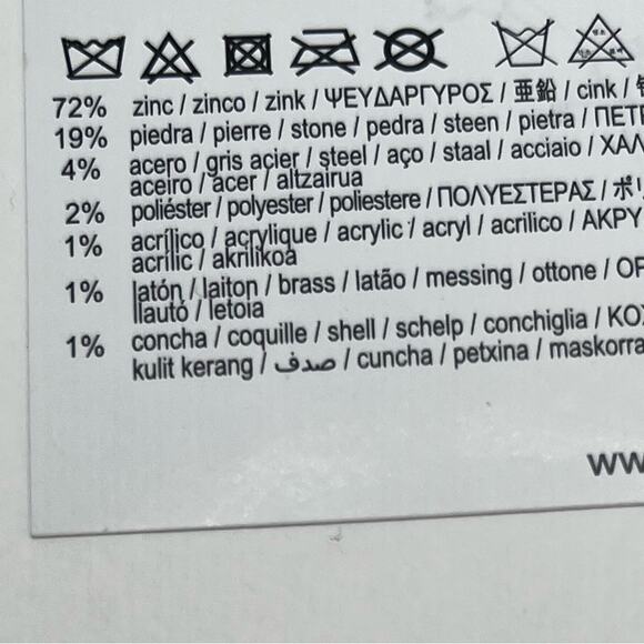 NWT- Zara CONTRAST NECKLACE WITH STONES AND CHARMS - Picture 5 of 6